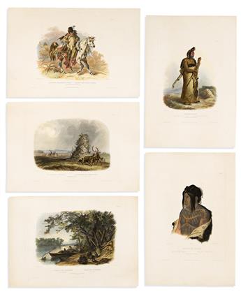 (NORTH AMERICAN ETHNOGRAPHY AND WESTERN TRAVEL.) Karl Bodmer; and Prince Maximilian zu Wied-Neuwied.